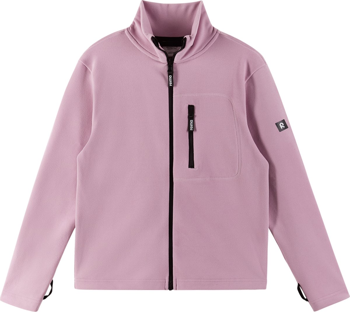 Reima Kids' Fleece Sweater Iisisti Grey Pink