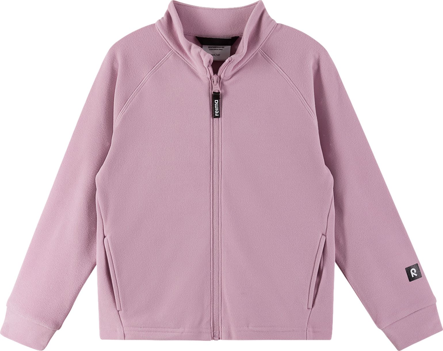 Reima Kids' Fleece Sweater Tarpeen Grey Pink