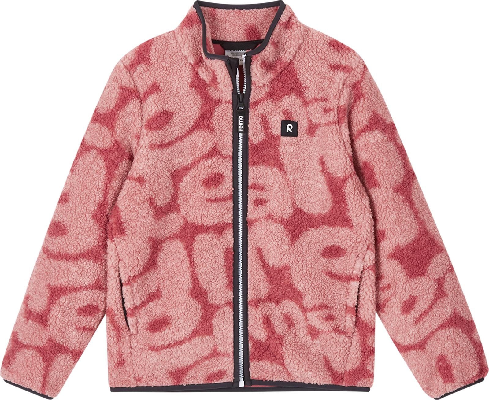 Reima Kids' Fleece Sweater Tupsis Aop Rose Blush