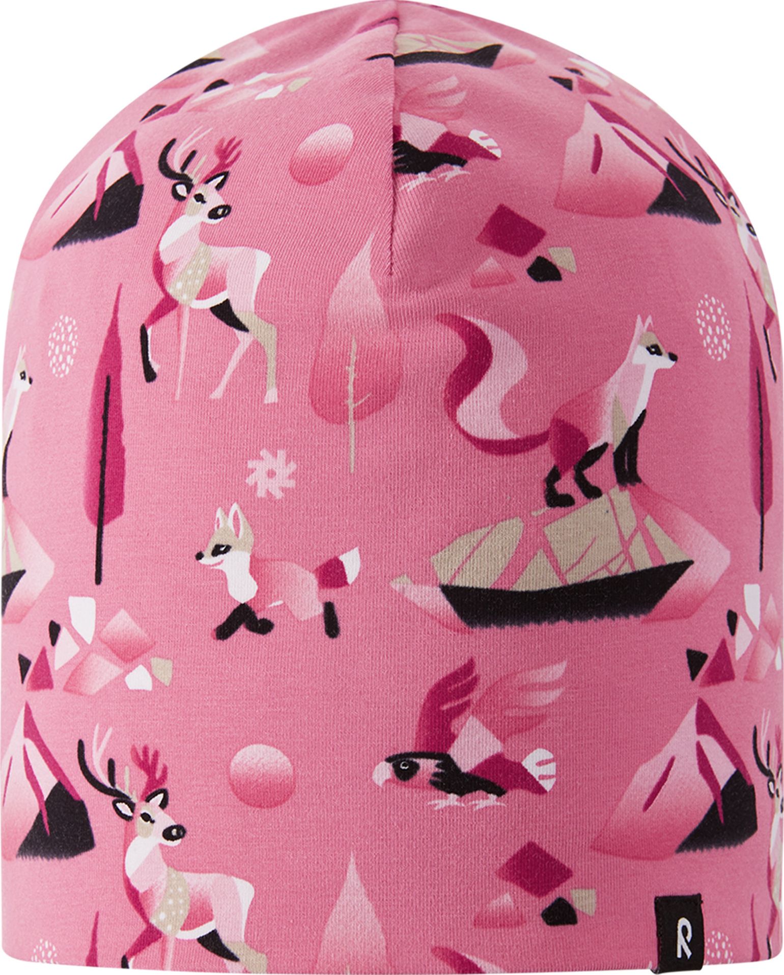 Reima Kids' Beanie Tanssi Aop Soft Coral