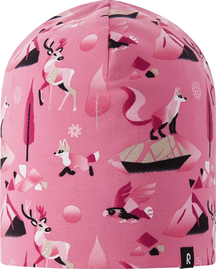 Reima Kids' Beanie Tanssi Aop Soft Coral Reima Reima Kids' Beanie Tanssi Aop Soft Coral Reima
