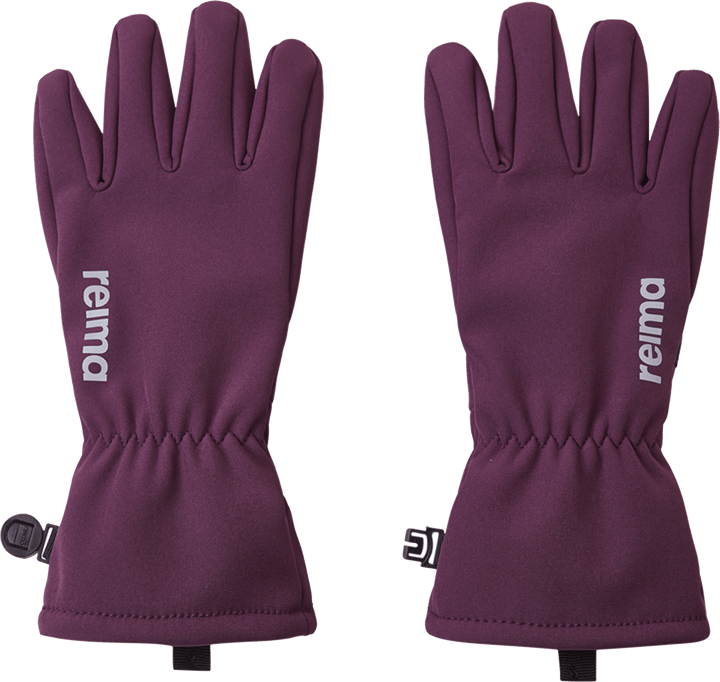 Reima Kids' Softshell Gloves Tehden Deep Purple Reima