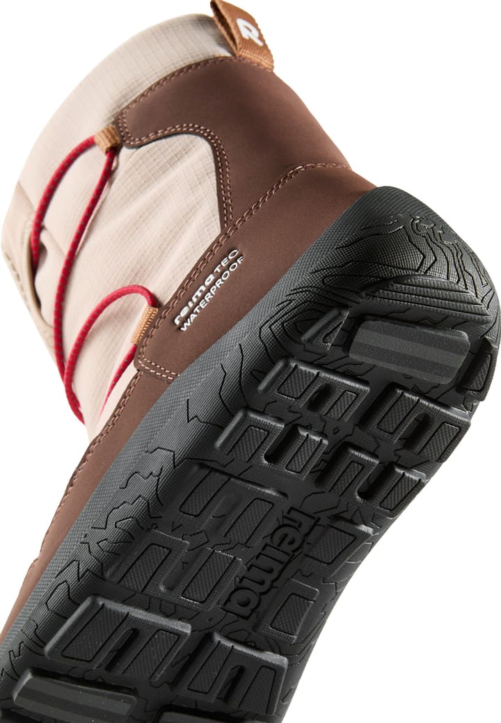 Reima Juniors' Reimatec Barefoot Winter Boots Ensilumi Earthy Beige Reima