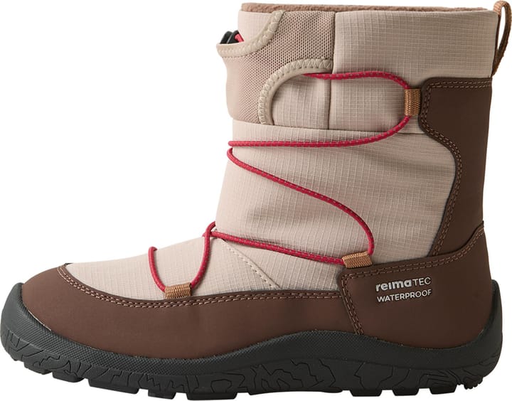 Reima Juniors' Reimatec Barefoot Winter Boots Ensilumi Earthy Beige Reima