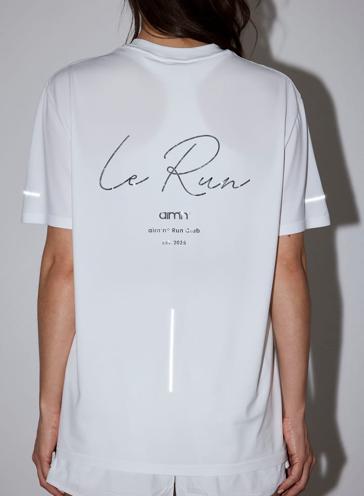 Aim'n Women's Le Run Seamless Running T-Shirt White Aim'n
