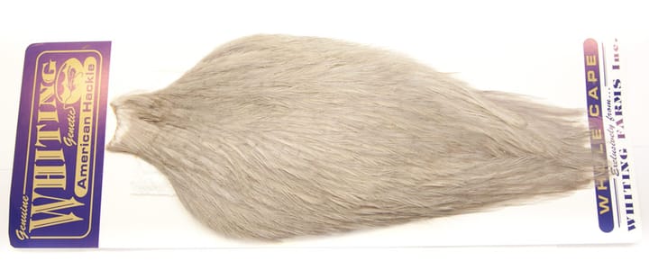 Whiting Whiting Am. Rooster Cape - Medium Dun (White Dyed) Whiting