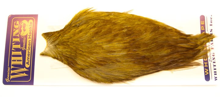 Whiting Whiting Am. Rooster Cape - Dark Olive (White Dyed) Whiting