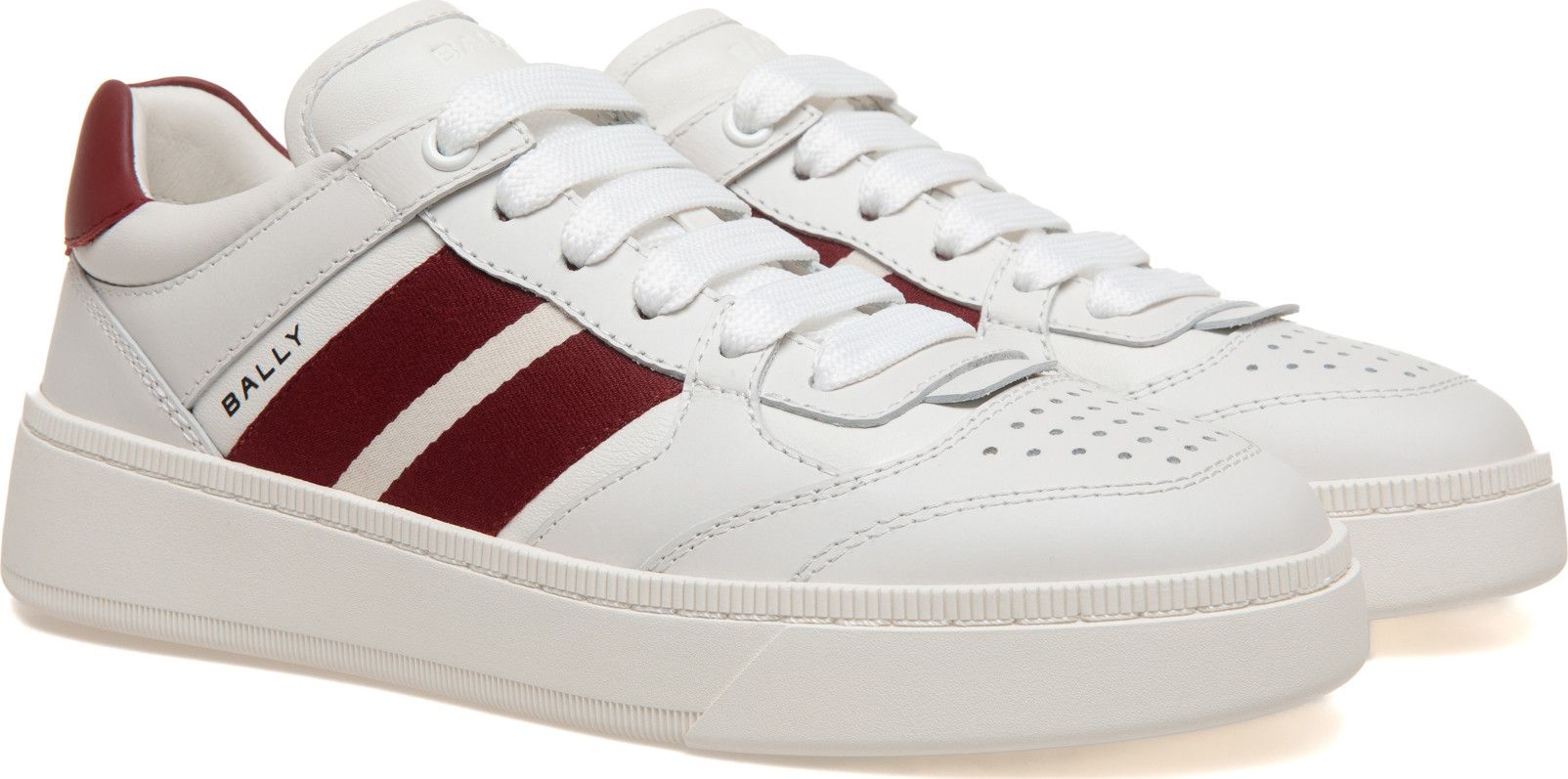 スニーカー BALLY FW24 SNEAKER REBBY (WK008A VT179I0I0) Bally Women's Rebby White/ballyred | Buy Bally Women's Rebby