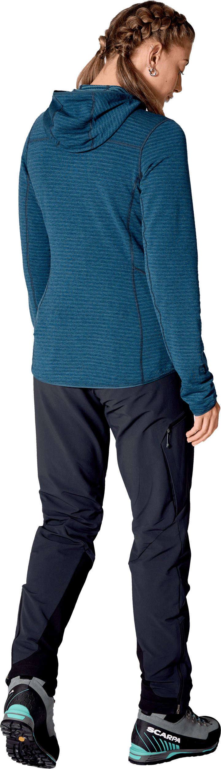 Rab Women's Ascendor Light Hoody Tempest Blue Rab