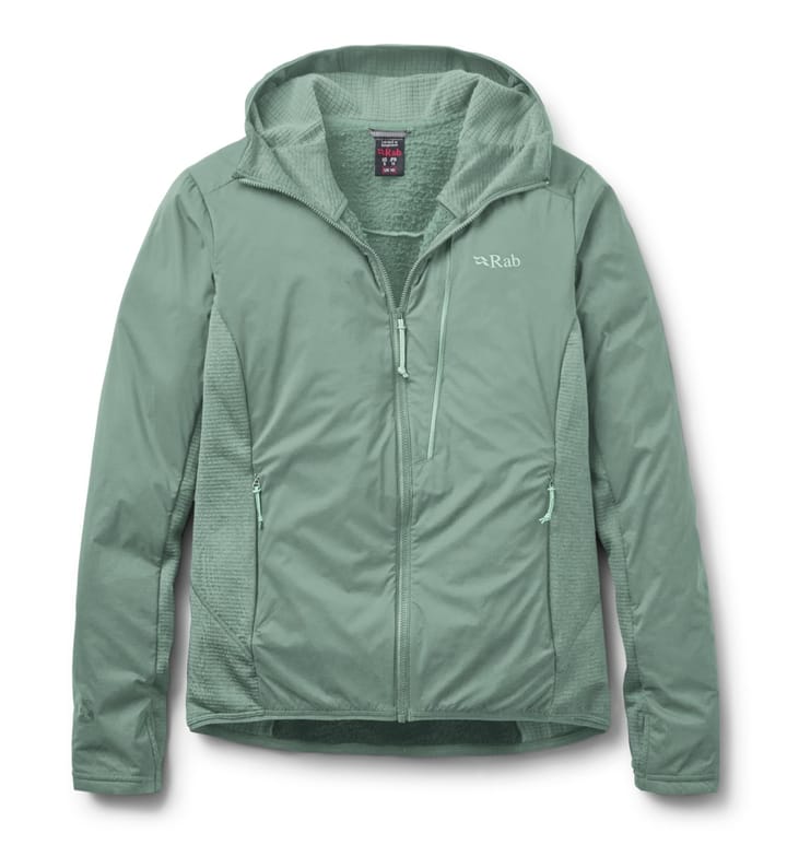 Rab Ascendor Summit Hoody Wmns Dark Fig Green Rab