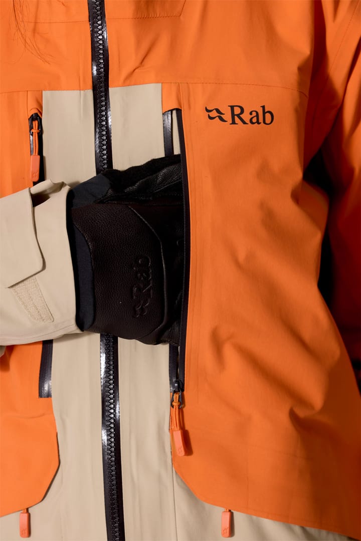 Rab Bigline Jacket Wmns Dark Melba/dark Pebble Rab