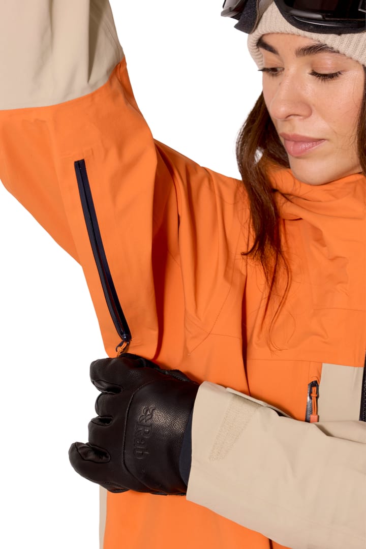 Rab Bigline Jacket Wmns Dark Melba/dark Pebble Rab