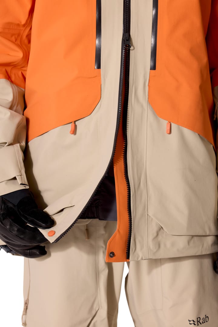 Rab Bigline Jacket Wmns Dark Melba/dark Pebble Rab
