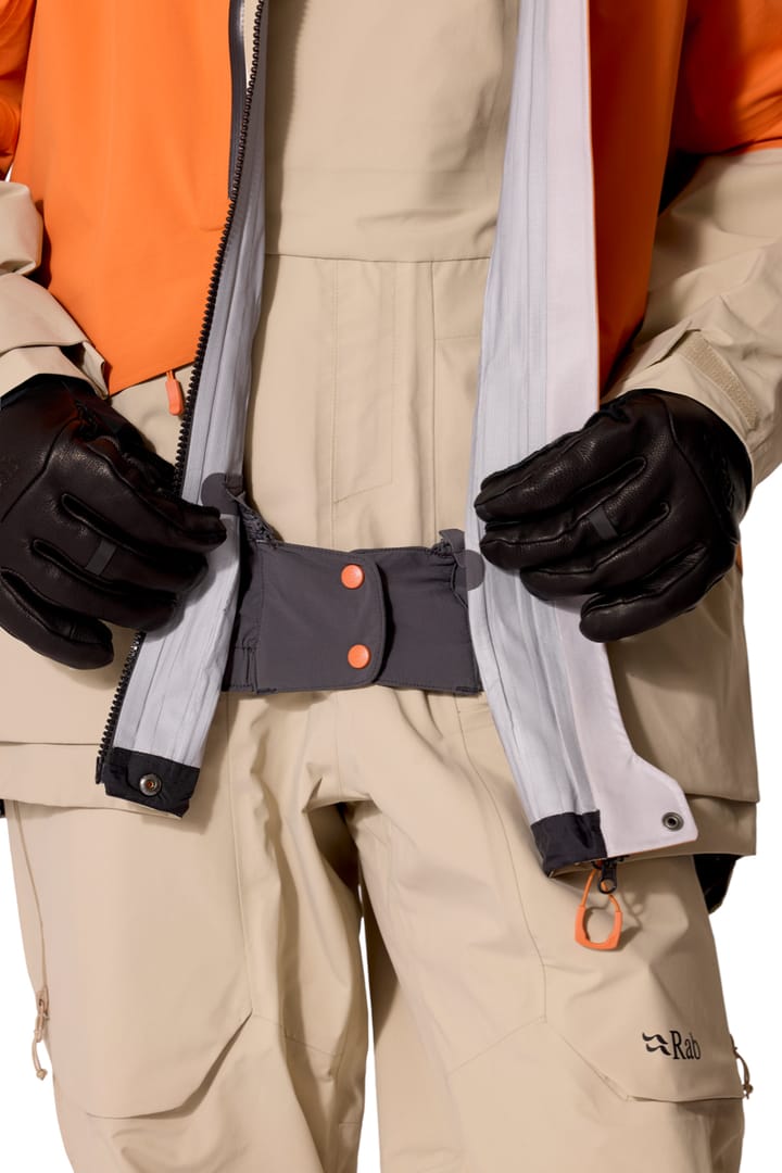 Rab Bigline Jacket Wmns Dark Melba/dark Pebble Rab