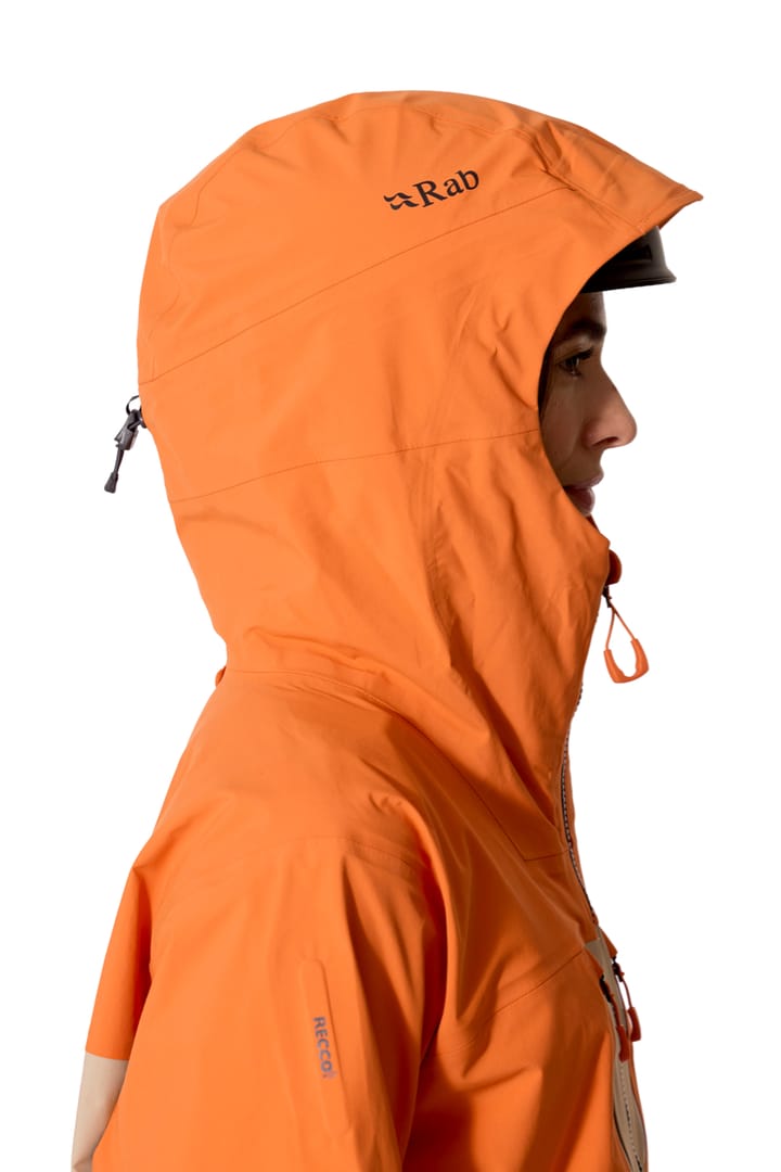 Rab Bigline Jacket Wmns Dark Melba/dark Pebble Rab