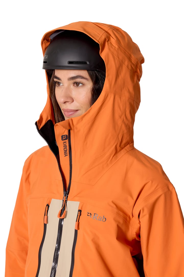 Rab Bigline Jacket Wmns Dark Melba/dark Pebble Rab
