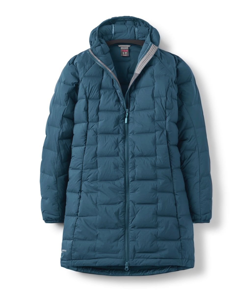 Rab Cubit Stretch Down Parka Wmns Tempest Blue