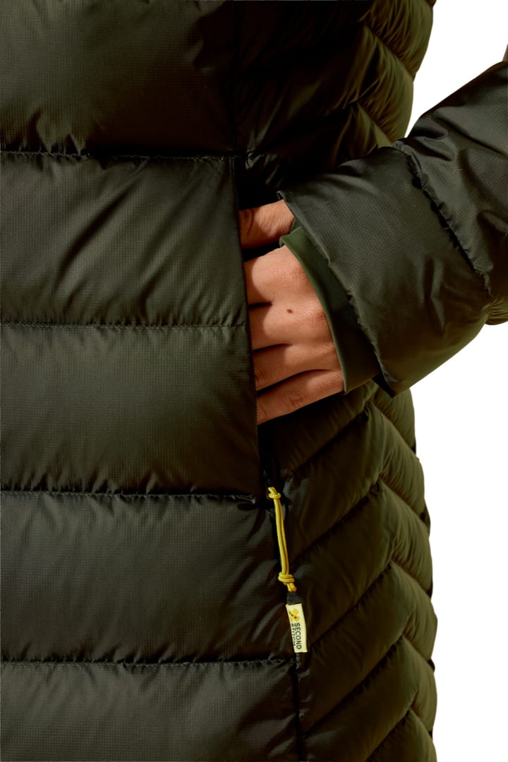 Rab Deep Cover Parka Wmns Second Stitch Army (citronella) Rab