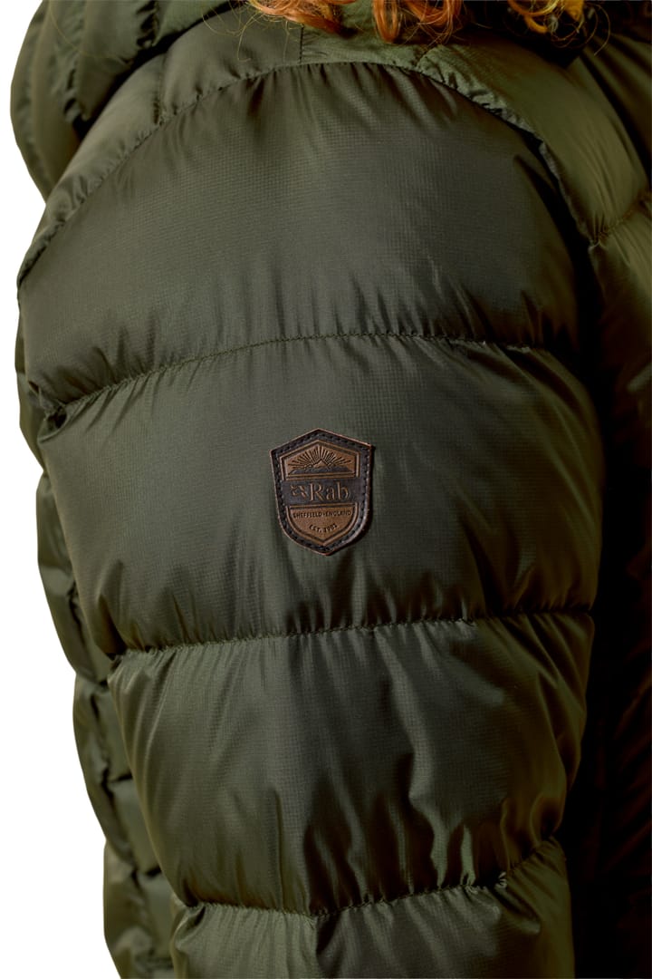 Rab Deep Cover Parka Wmns Second Stitch Army (citronella) Rab
