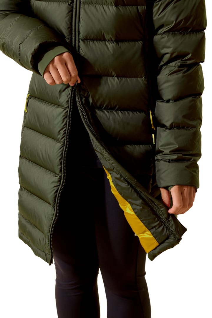 Rab Deep Cover Parka Wmns Second Stitch Army (citronella) Rab