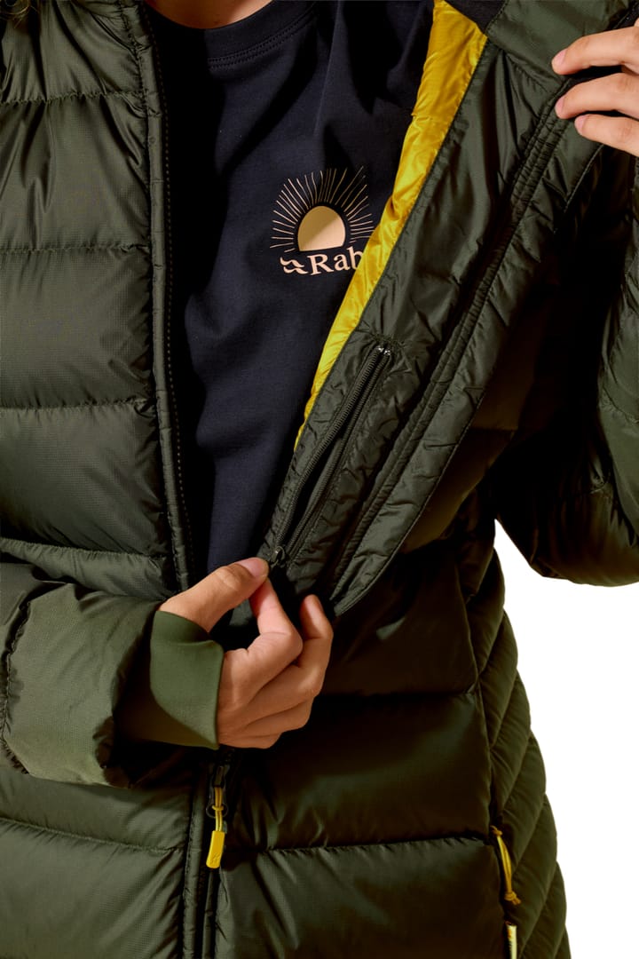 Rab Deep Cover Parka Wmns Second Stitch Army (citronella) Rab