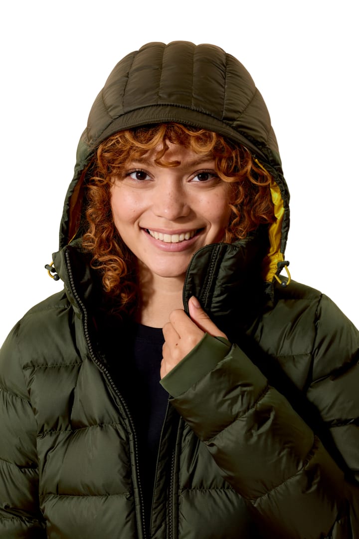 Rab Deep Cover Parka Wmns Second Stitch Army (citronella) Rab