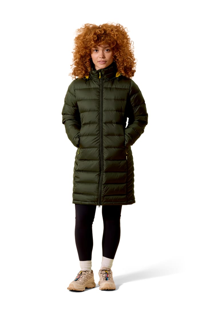 Rab Deep Cover Parka Wmns Second Stitch Army (citronella) Rab