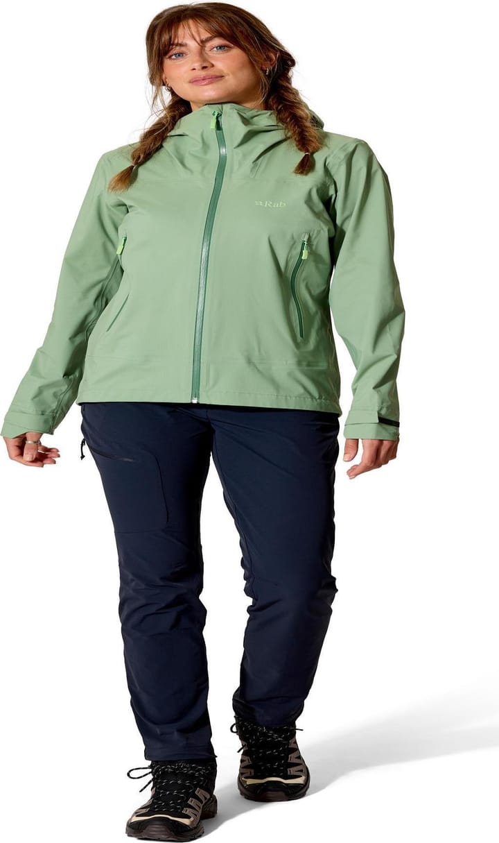 Rab Women's Firewall Light Jacket Dark Fig Green Rab
