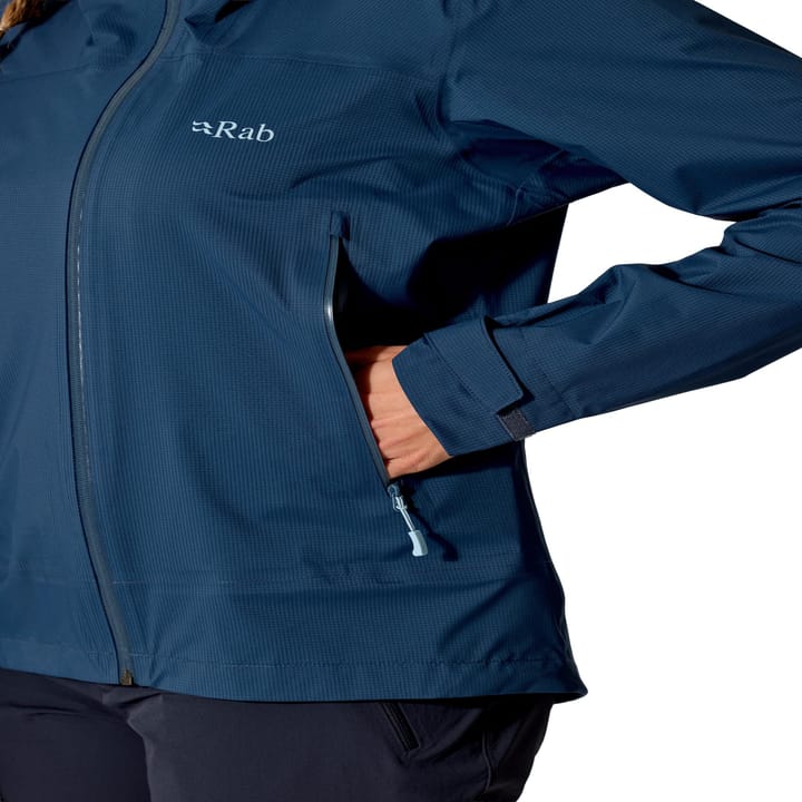 Rab Women's Firewall Light Jacket Dark Fig Green Rab