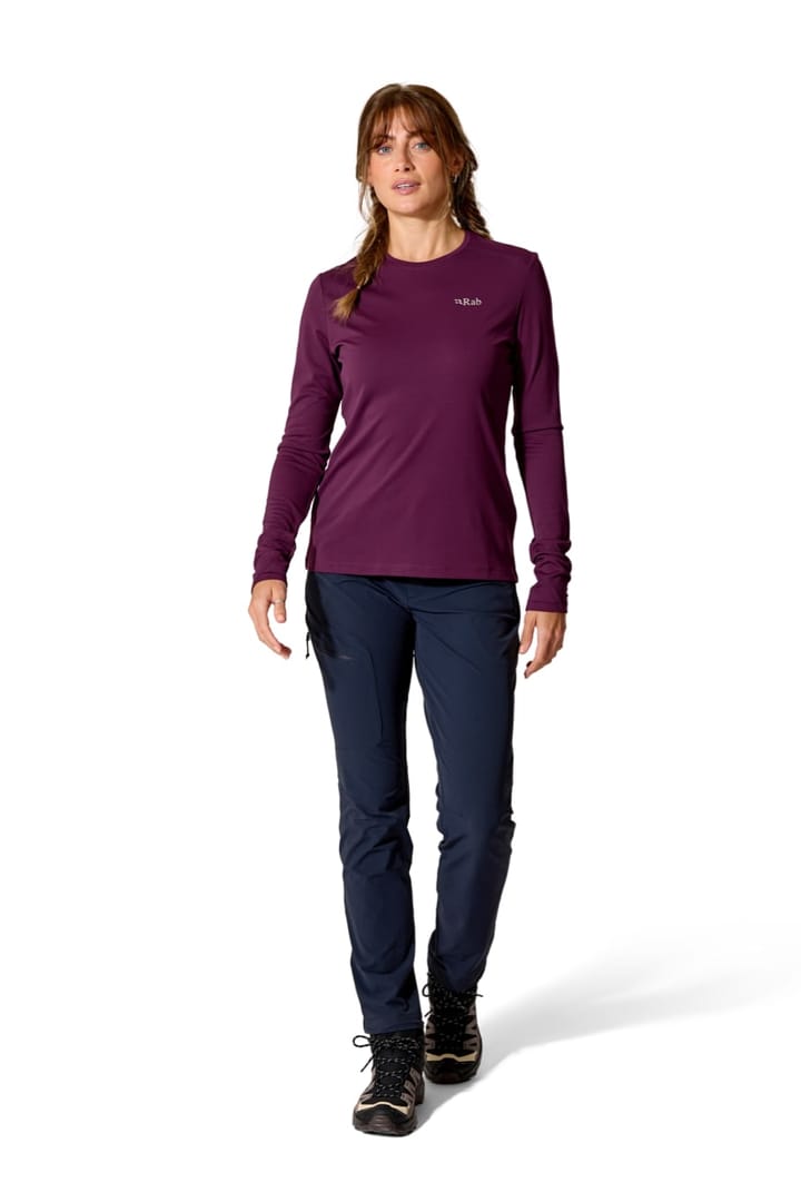 Rab Force LS Tee Wmns Mulberry Rab