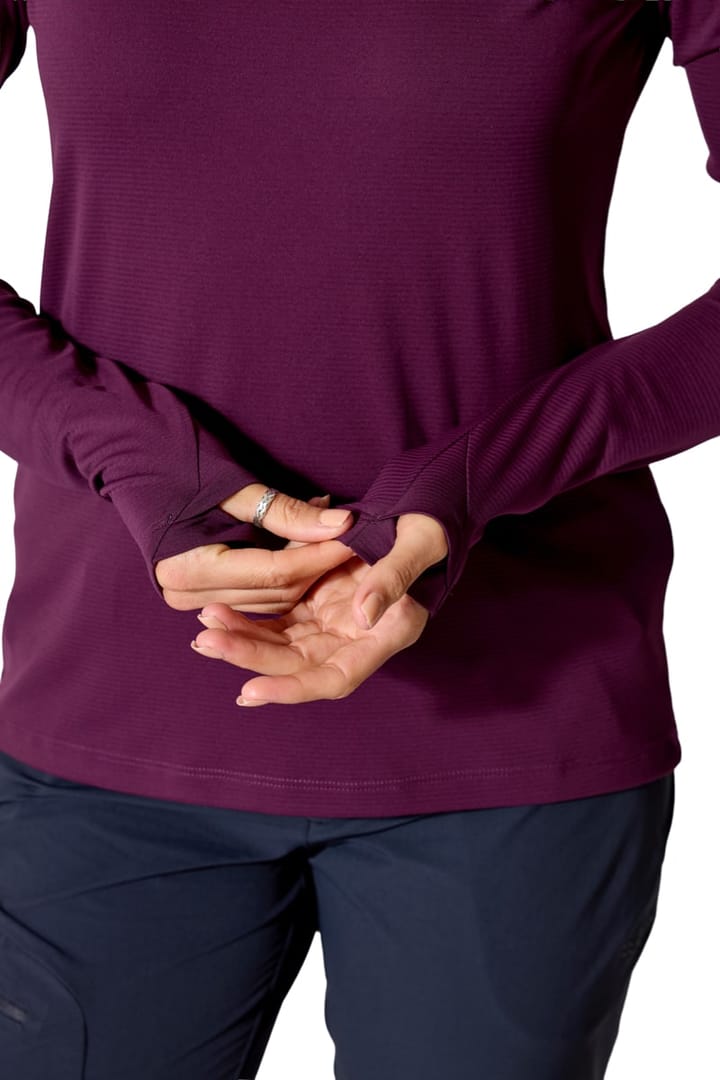 Rab Force LS Tee Wmns Mulberry Rab