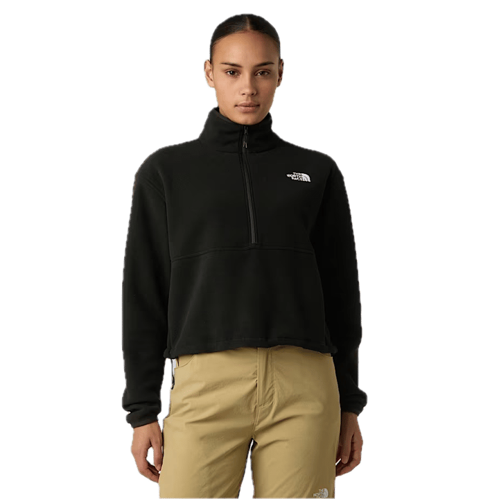 The North Face W Glacier Fleece 1/2 Zip Short Jacket Tnf Black The North Face The North Face W Glacier Fleece 1/2 Zip Short Jacket Tnf Black The North Face