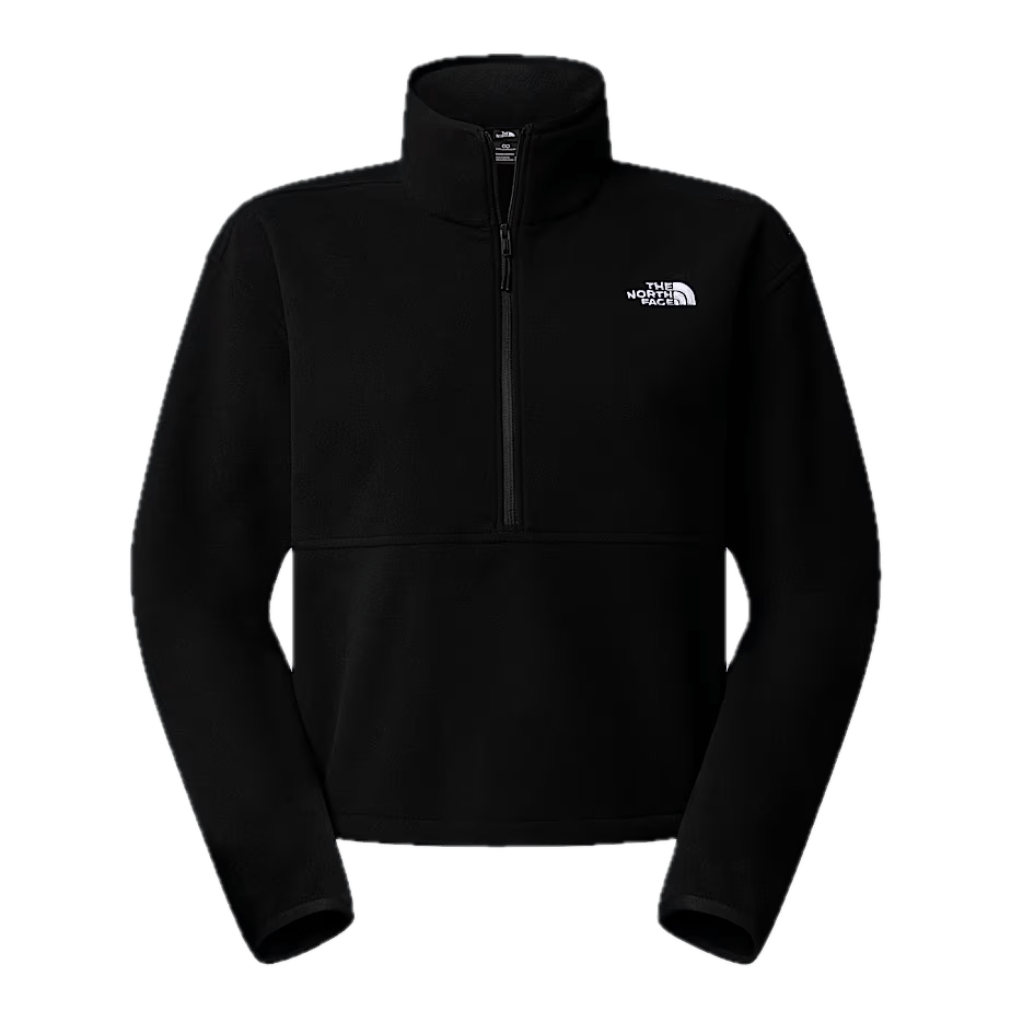 The North Face W Glacier Fleece 1/2 Zip Short Jacket Tnf Black