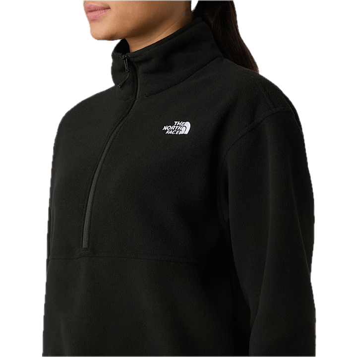 The North Face W Glacier Fleece 1/2 Zip Short Jacket Tnf Black The North Face The North Face W Glacier Fleece 1/2 Zip Short Jacket Tnf Black The North Face