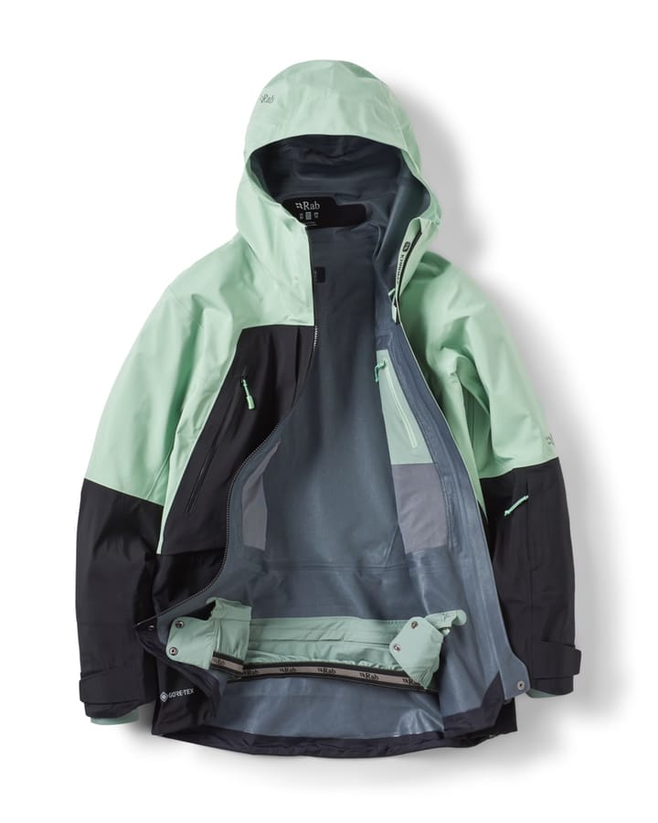 Rab Khroma Converge Jacket Wmns Fig Green/black Rab