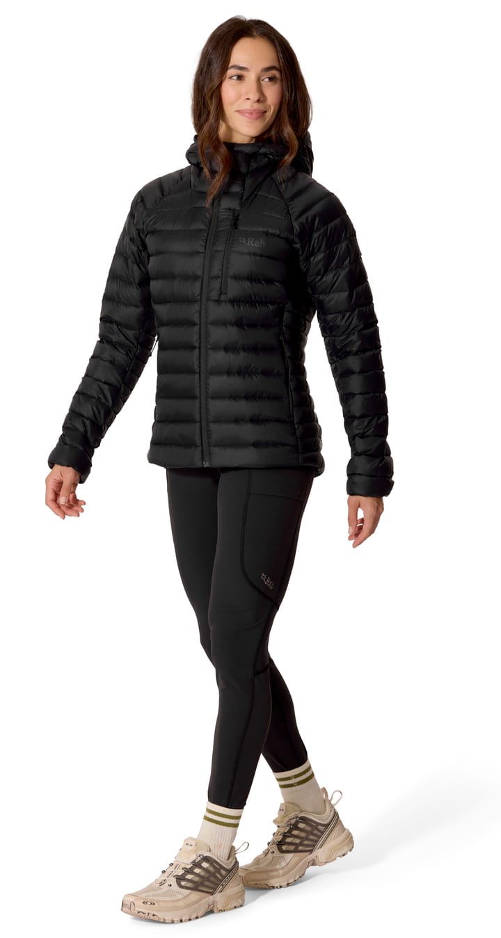 Rab Women's Microlight Alpine Down Jacket Black Rab