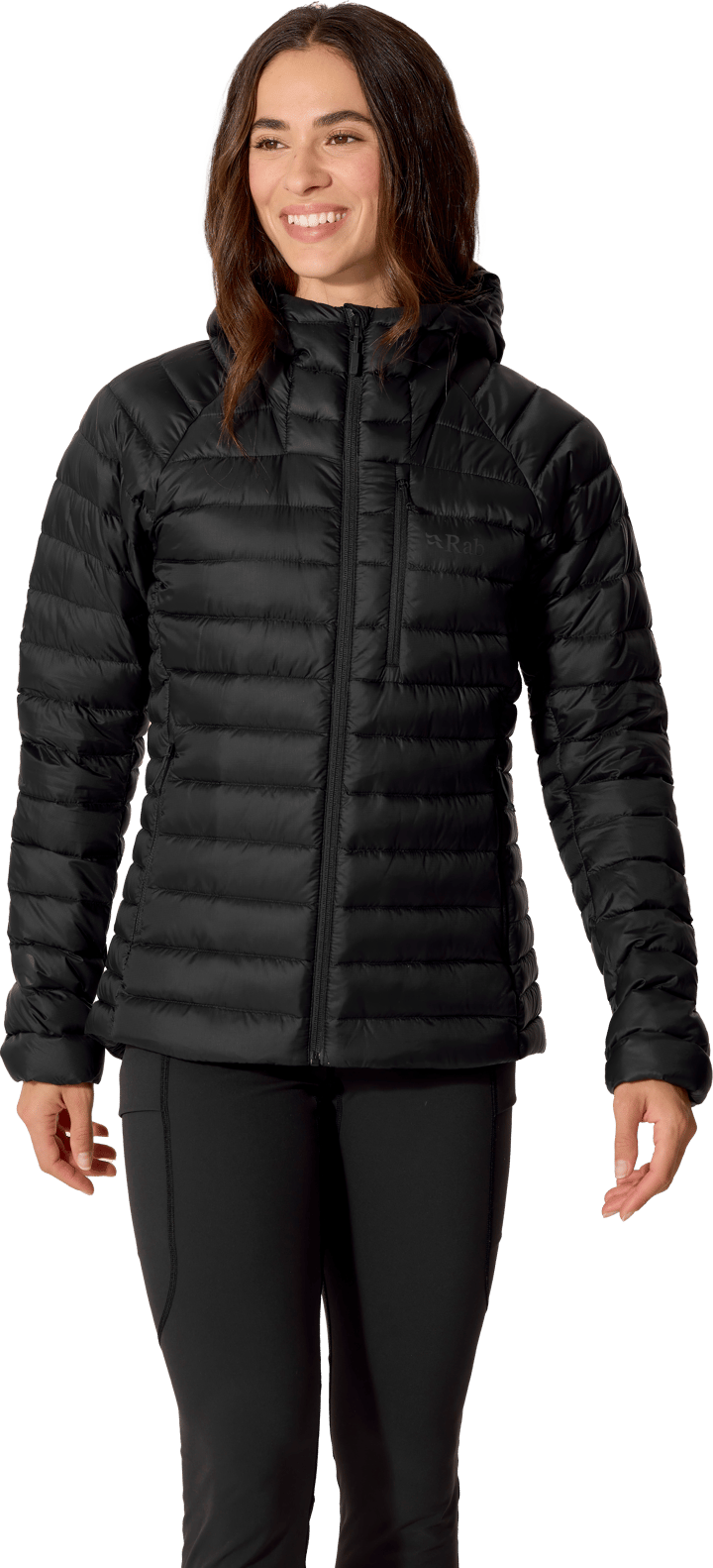 Rab Women's Microlight Alpine Down Jacket Black Rab