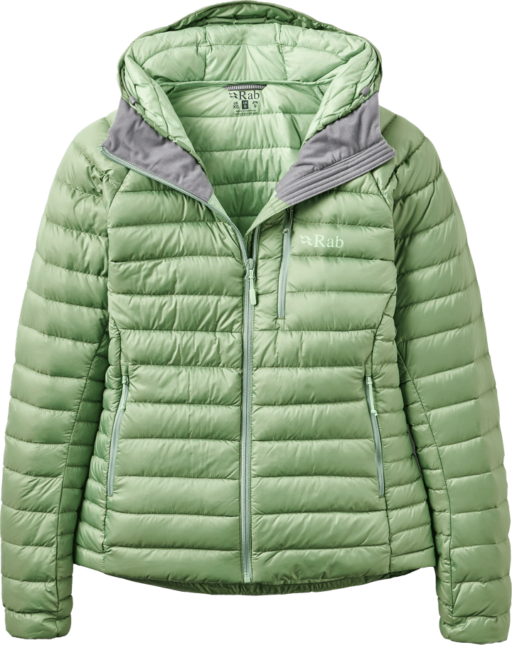 Rab Women's Microlight Alpine Down Jacket Dark Fig Green Rab