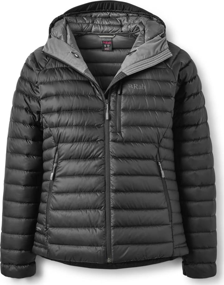 Rab Women's Microlight Alpine Down Jacket Black (graphene) Rab
