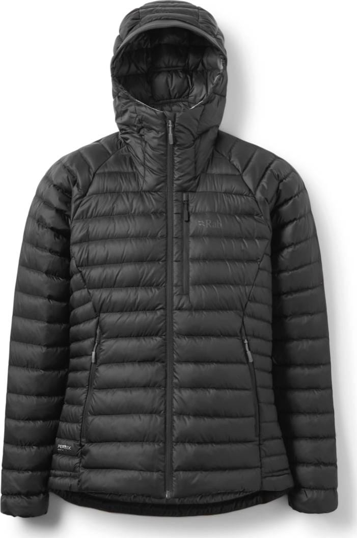 Rab Women's Microlight Alpine Down Jacket Black (graphene) Rab