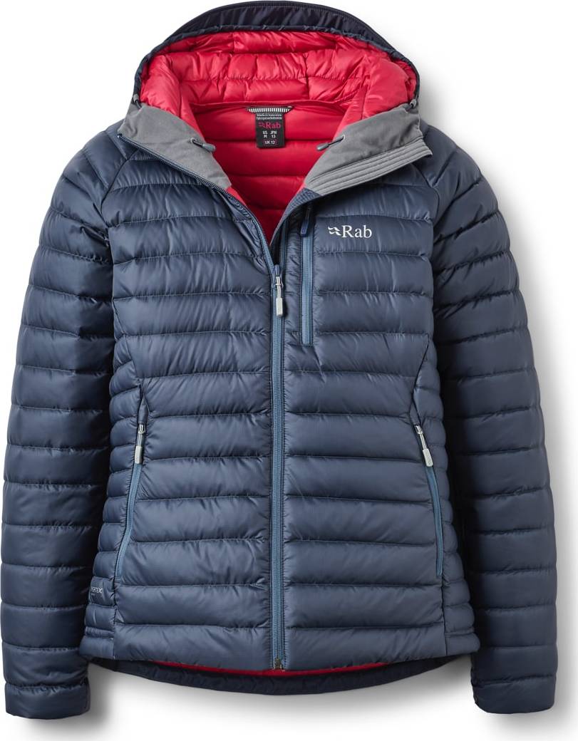 Rab Women's Microlight Alpine Down Jacket Steel