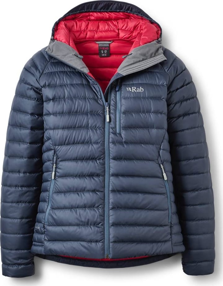 Rab Women's Microlight Alpine Down Jacket Steel Rab
