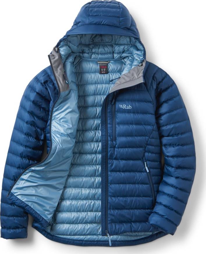 Rab Women's Microlight Alpine Down Jacket Tempest Blue Rab