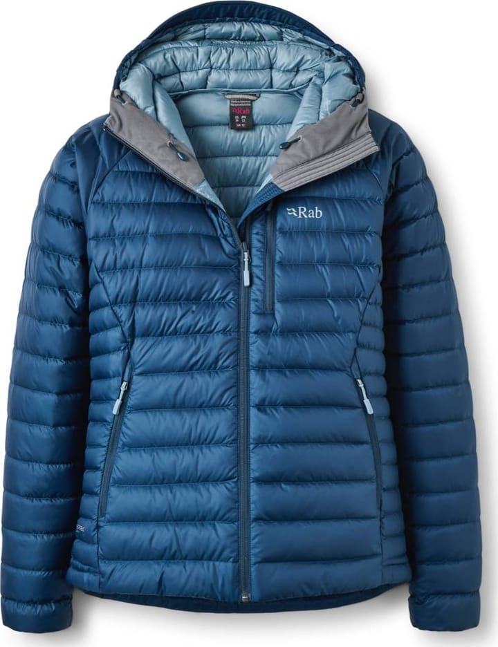 Rab Women's Microlight Alpine Down Jacket Tempest Blue Rab