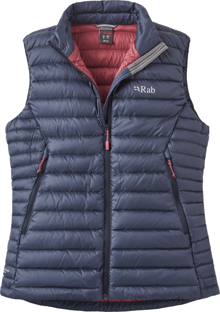 Rab Women's Microlight Down Vest Steel Rab