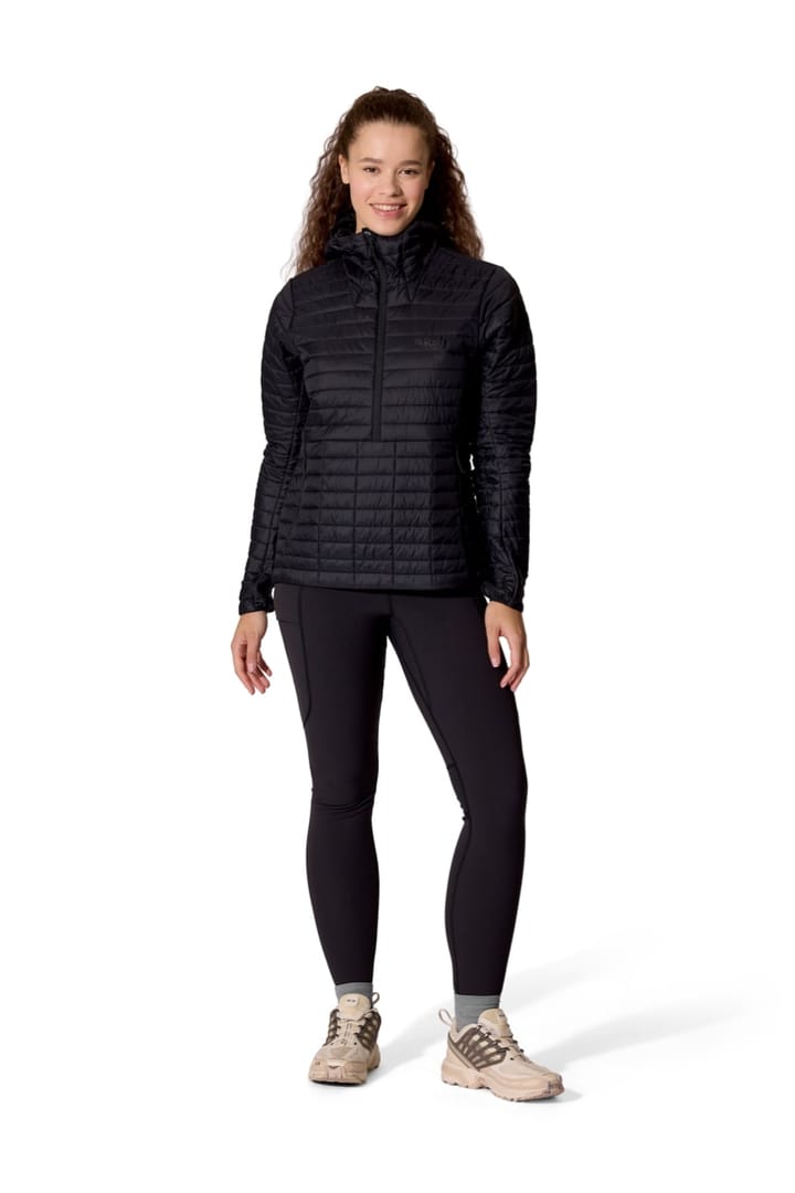 Rab Microlighter Pullover Hoody Wmns Black Rab
