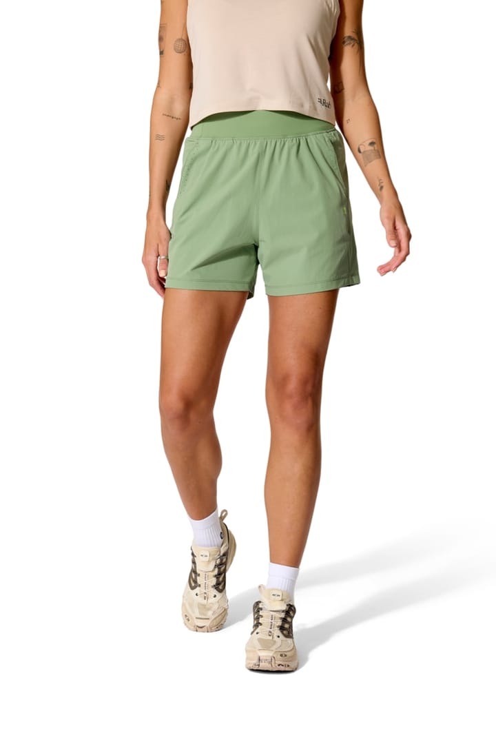 Rab Momentum Shorts Wmns Dark Fig Green Rab