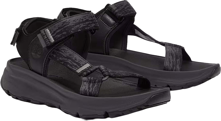 Timberland Women's Motion Dune Backstrap Sandal Black Webbing Timberland