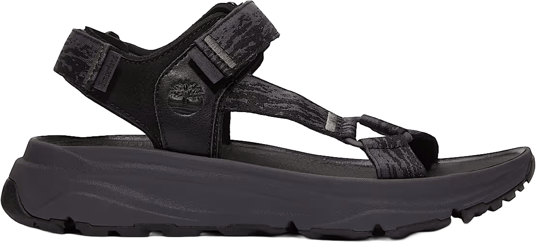Timberland Women's Motion Dune Backstrap Sandal Black Webbing