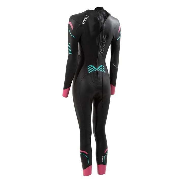 Women's Agile Wetsuit Black/pink Zone3